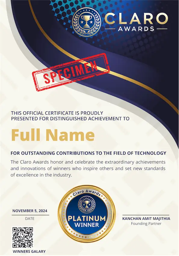 Digital Certificate Full Image